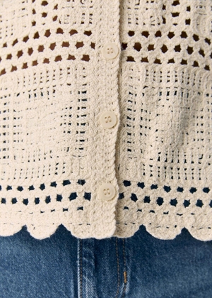 Jorella ls strik cardigan Sandshell Object